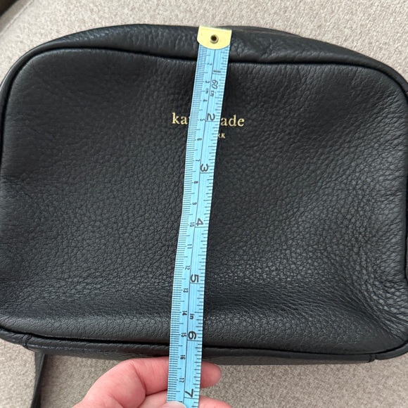 Kate Spade Black Pebbled Leather Crossbody Bag - Picture 10 of 10